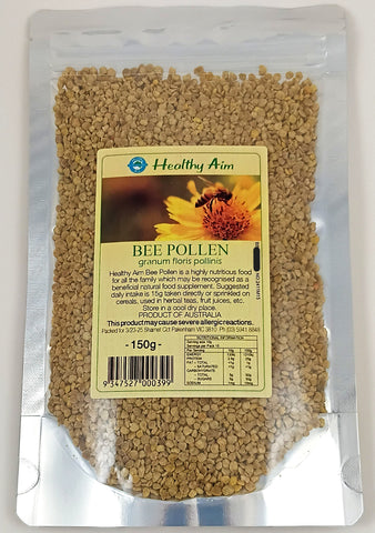 Healthy Aim Bee Pollen Granules 150g Natural Food Supplement Pure Australian Bee Pollen