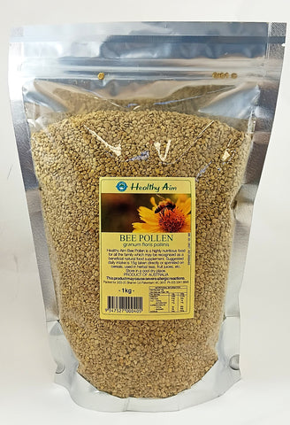 Healthy Aim Bee Pollen Granules 1Kg Natural Food Supplement Pure Australian Bee Pollen