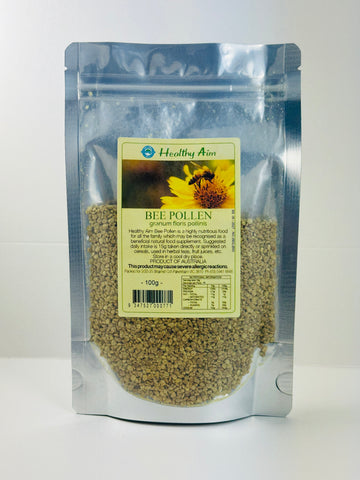 Healthy Aim Bee Pollen Granules 100g Natural Food Supplement Pure Australian Bee Pollen