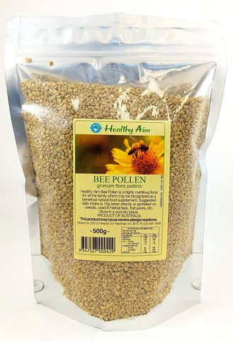 Healthy Aim Bee Pollen Granules 500g Natural Food Supplement Pure Australian Bee Pollen