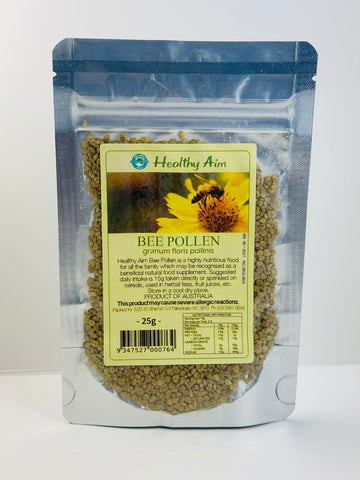 Healthy Aim Bee Pollen Granules 25g Natural Food Supplement Pure Australian Bee Pollen