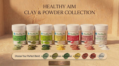 Healthy Aim French Cosmetic CLAY 30g Superfine Powder Face Hair Mask Body Mud Wrap Facial