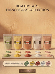 French Cosmetic CLAY 100g Superfine Powder Face Hair Mask Body Mud Wrap Facial