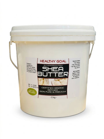 Healthy Goal Organic Shea Nut Butter 5Kg 100% Pure Soap Making Cream