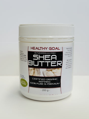 Healthy Goal Organic Shea Nut Butter 200g 100% Pure Soap Making Cream