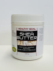 Healthy Goal Organic Shea Nut Butter 200g 100% Pure Soap Making Cream