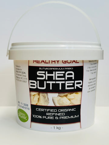 Healthy Goal Organic Shea Nut Butter 1Kg 100% Pure Soap Making Cream