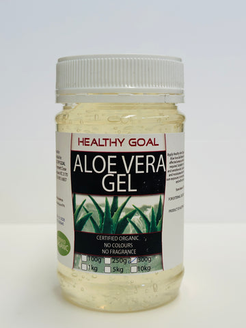 Healthy Goal Australian Aloe Vera Gel 300g Certified Organic Skin DIY Ingredient Premium