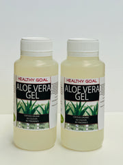 Healthy Goal Australian Aloe Vera Gel 500g (2 x 250g Multipack) Certified Organic Skin DIY Ingredient Premium