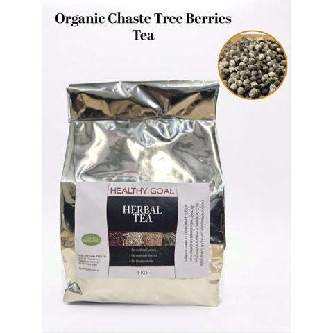 Healthy Aim Organic Chaste Tree Berries Herbal Tea 1Kg