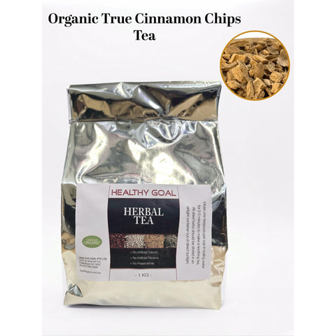 Healthy Aim Organic Cinnamon Chips Herbal Tea 1Kg
