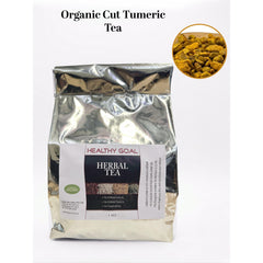 Healthy Aim Organic Cut Turmeric Root Herbal Tea 1Kg