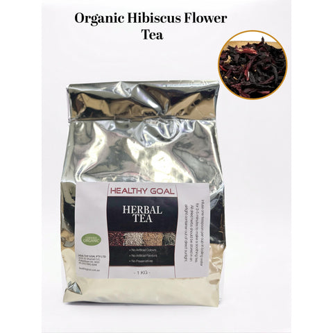Healthy Aim Organic Hibiscus Flower Herbal Tea 1Kg