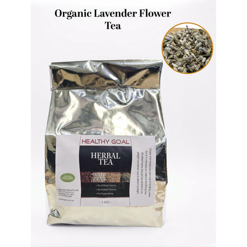 Healthy Aim Organic Lavender Flower Herbal Tea 1Kg