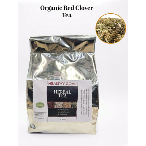 Healthy Aim Organic Red Clover Herbal Tea 1Kg