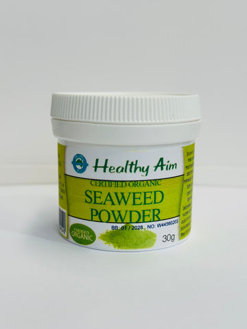 Healthy Aim French Cosmetic Organic Seaweed Clay 30g Superfine Powder Face Hair Mask