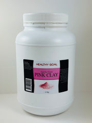 Healthy Goal French Cosmetic Pink Clay 1Kg Superfine Powder Face Hair Mask