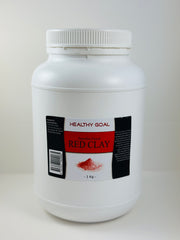 Healthy Goal French Cosmetic Red Clay 1Kg Superfine Powder Face Hair Mask