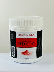 Healthy Goal French Cosmetic Red Clay 200g Superfine Powder Face Hair Mask