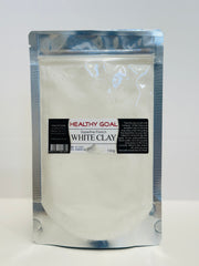 Healthy Goal French Cosmetic White Clay 100g Superfine Powder Face Hair Mask