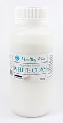 Healthy Aim French Cosmetic White Clay 100g Superfine Powder Face Hair Mask