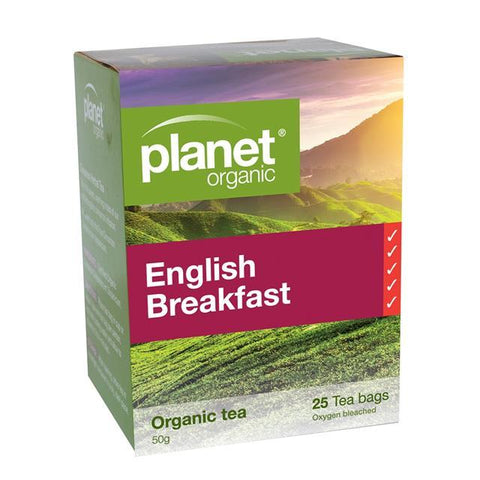 English Breakfast Organic Tea 25pk