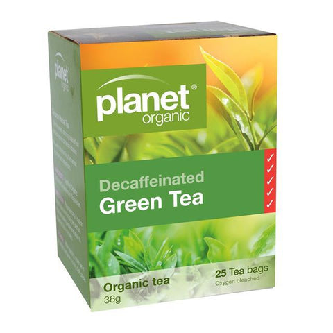 Decaffeinated Green Organic Tea 25p