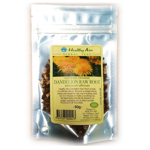 Dandelion Raw Root - Organic Tea 50g - Healthy Aim