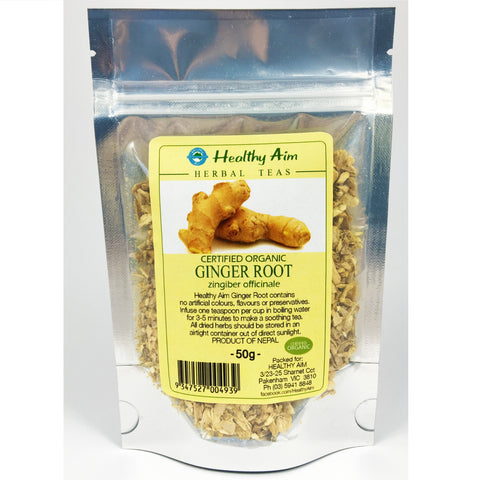 Ginger Root - Organic Tea 50g - Healthy Aim
