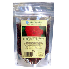 Hibiscus Flower - Organic Tea 50g - Healthy Aim