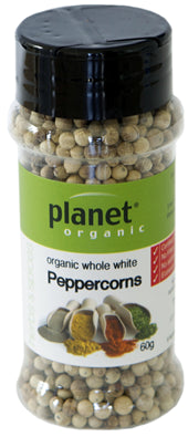 Peppercorns White Whole Organic Spices