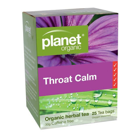 Throat Calm Organic Tea 25pk