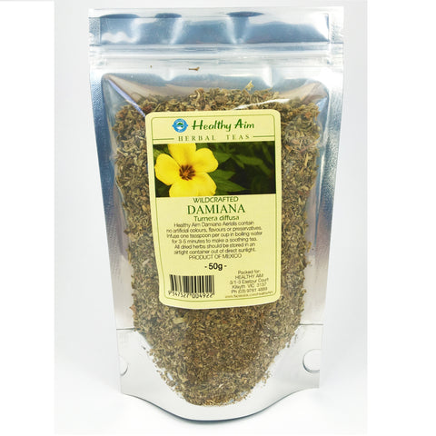 Damiana - Wildcrafted Tea 50g - Healthy Aim