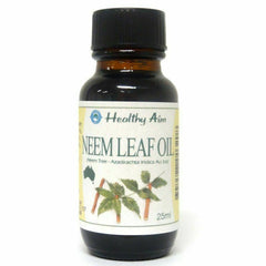 Australian Neem Leaf Oil 25ml Cold Pressed Vitamin E, Skin Moisturiser