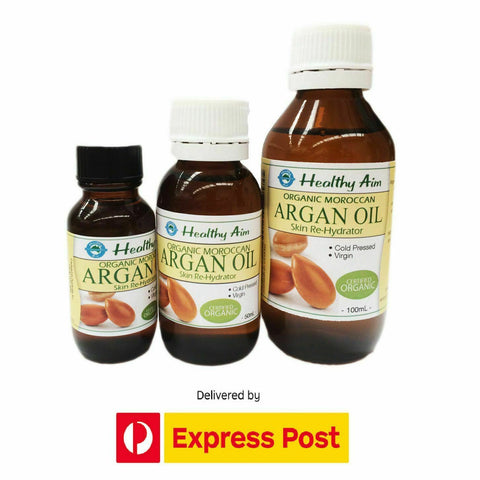 Moroccan ARGAN OIL - Certified Organic - 100% Pure Virgin Cold Pressed Hair Skin